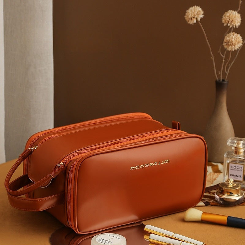 Trousse de maquillage élégante et de grande capacité